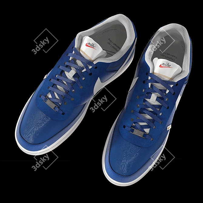 Nike Court Vision 3D Model 3D model image 4