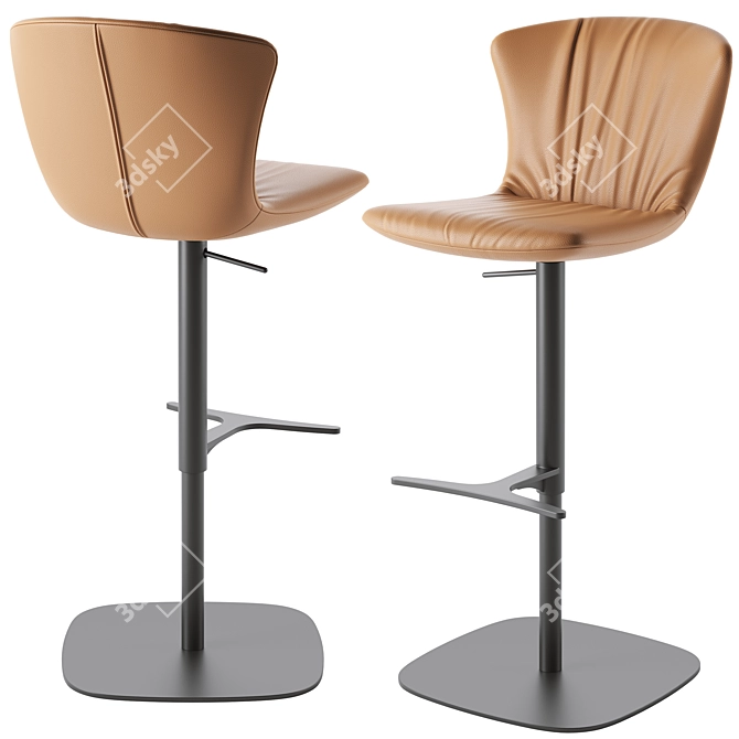 Elegant Dexter 2086 Bar Stool 3D model image 7
