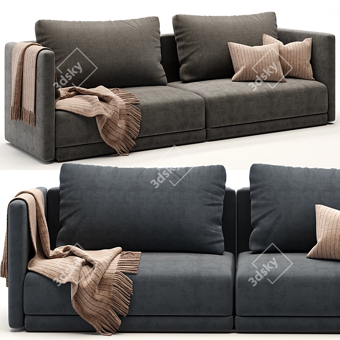 Blanche Katarina 2-Seat Sofa 3D model image 2