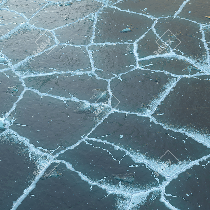 Arctic Ice Texture Pack 3D model image 3