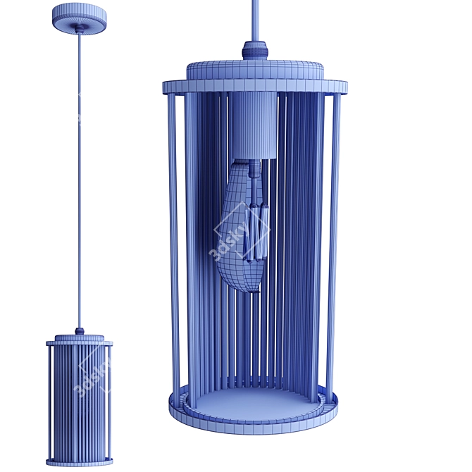 Linton Brass Pendant by Nordlux 3D model image 3