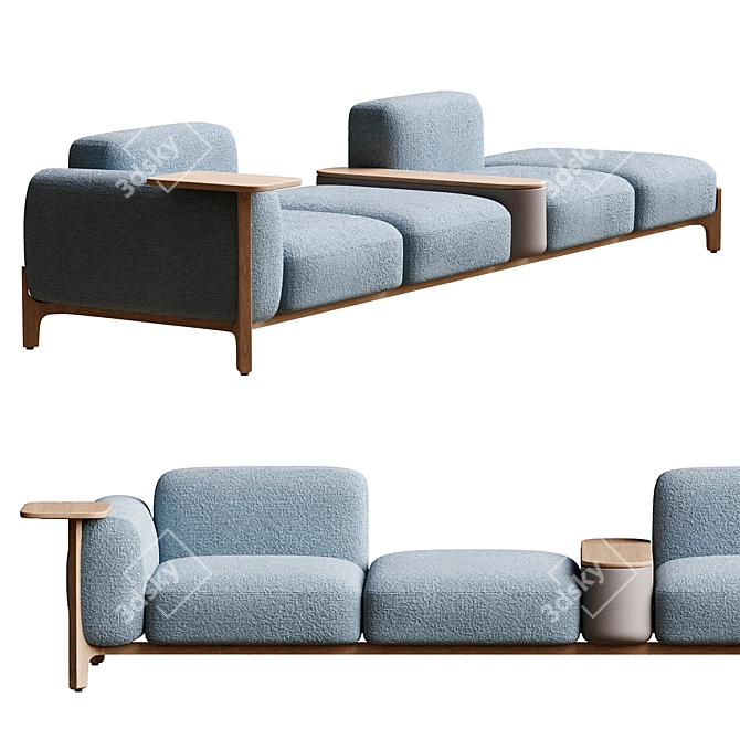 Modern Elegance, Timeless Comfort 3D model image 1