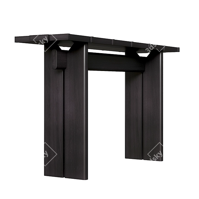 Elegance Redefined: Terzo Console Table 3D model image 4