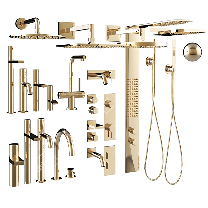  Fantini Faucet Collection: 25 Models 3D model image 6