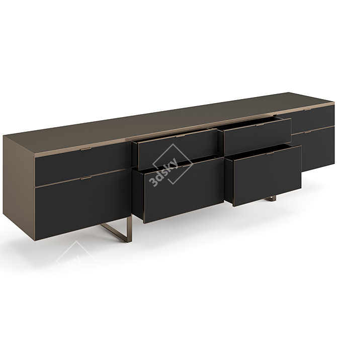 Modern Italian Sideboard by Misuraemme 3D model image 3