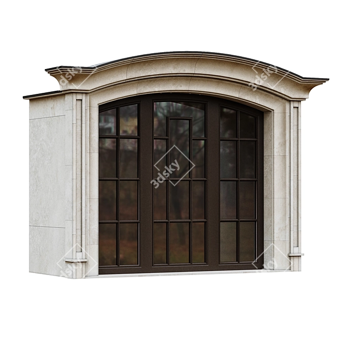 Attic Windows - Various Sizes 3D model image 2