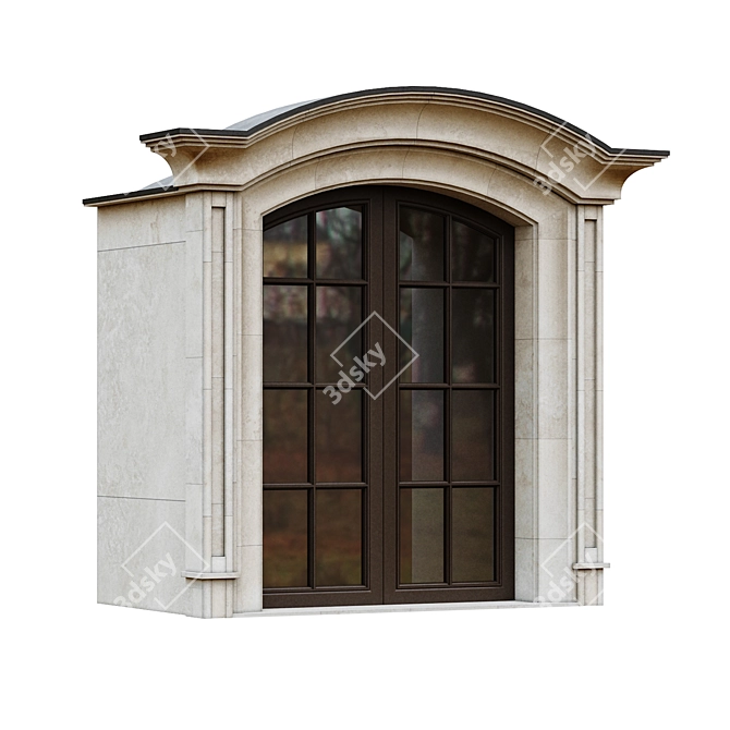 Attic Windows - Various Sizes 3D model image 3