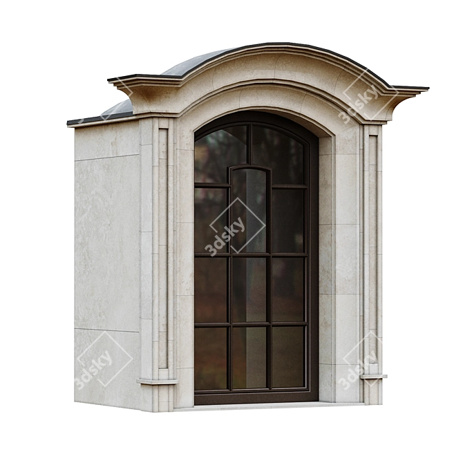 Attic Windows - Various Sizes 3D model image 4