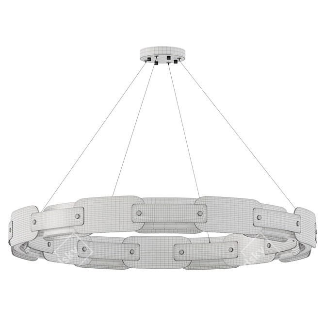 Modern Fuze Chandelier 2015 3D model image 3