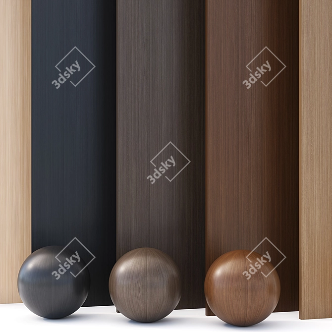 Enhanced Wood Veneer Texture - 6 Color 3D model image 9