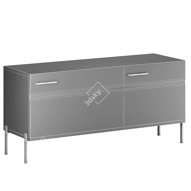 BraginDesign LIGHT Console Cabinet 3D model image 9