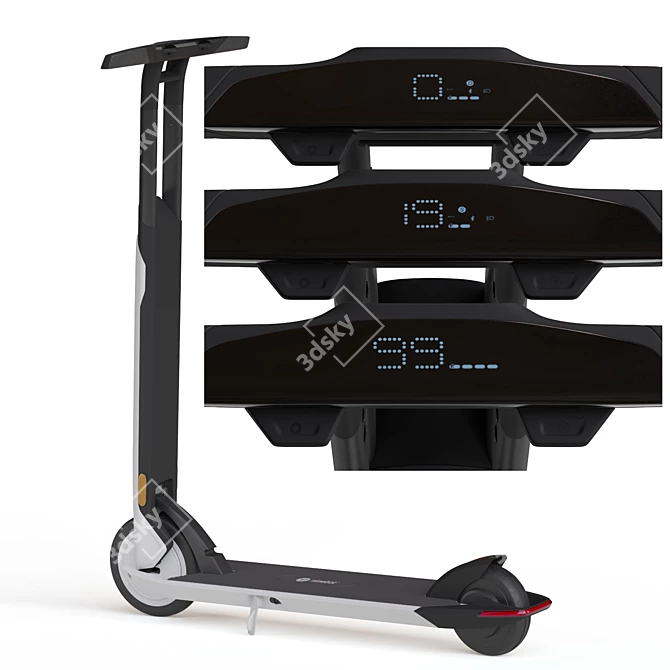 Ninebot Air T15E Electric Scooter 3D model image 2