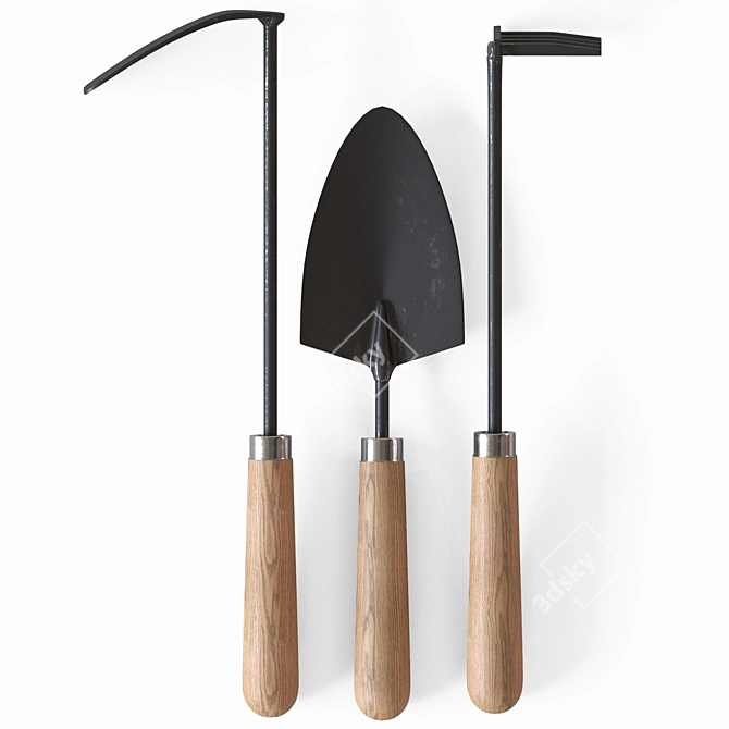 Stylish Set of Pallarès × MENU Plant Tools 3D model image 1