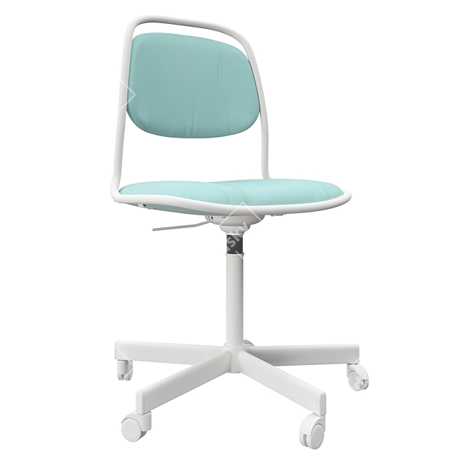 Ergonomic Swivel Chair for Home 3D model image 3