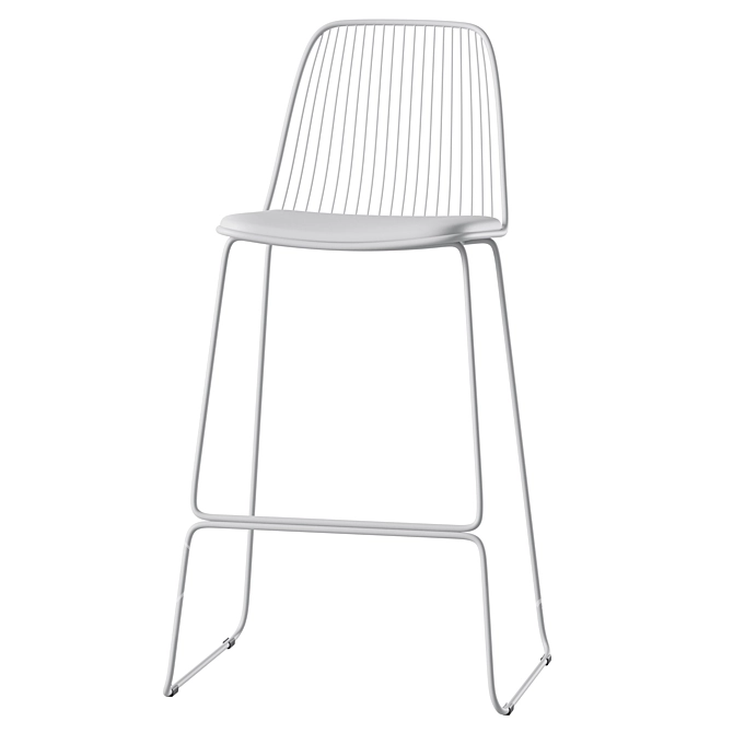 Elegant Vivo Bar Stool 3D model image 2