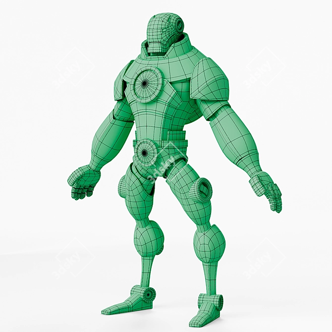 Modern Robot Model for Sale 3D model image 4