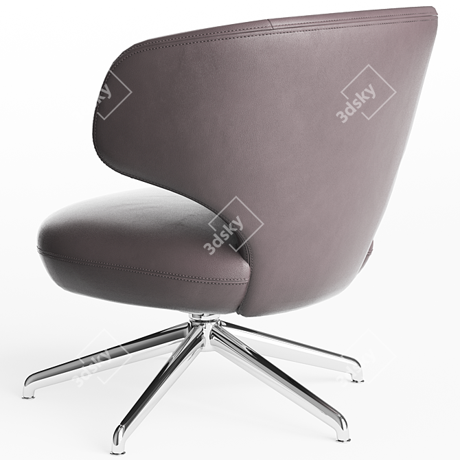 Elegant Flexform Susanne Armchair 3D model image 4