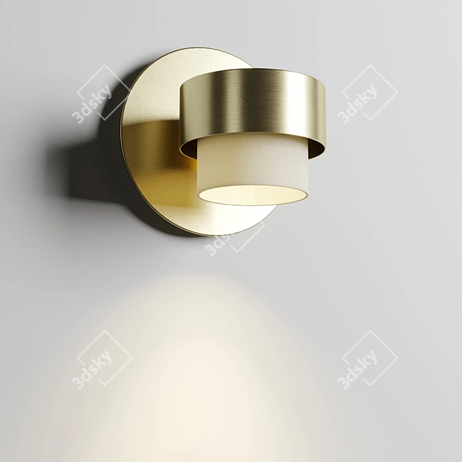 Adjustable Metal Wall Lamp Luxcambra 3D model image 3