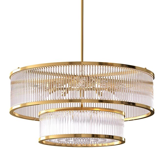 Romatti MARA Round Chandelier 3D model image 1