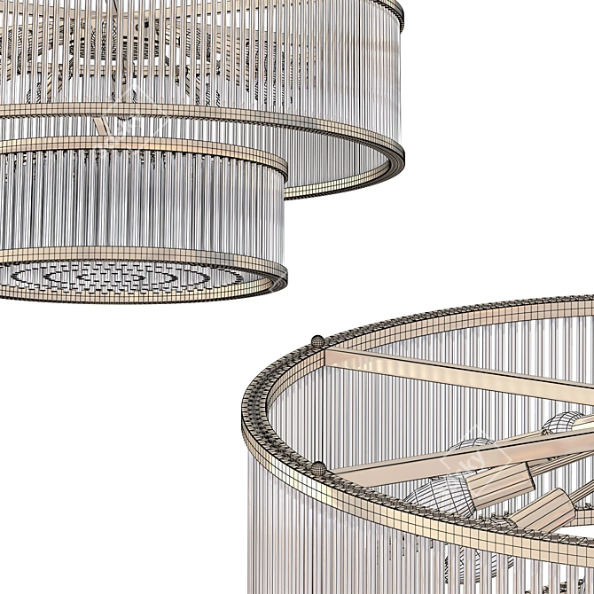 Romatti MARA Round Chandelier 3D model image 4