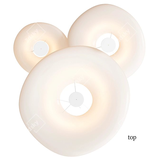 Chic Mr. Magoo Pendant Lights 3D model image 4