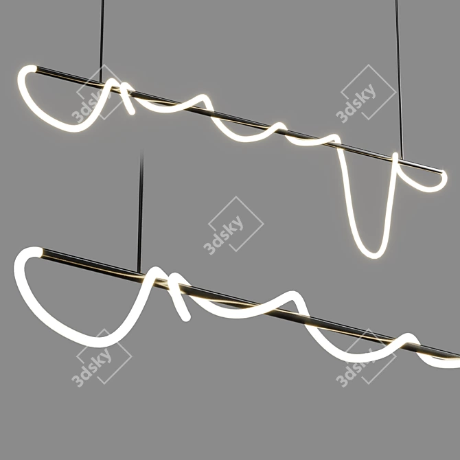 Modern Pendant Lighting Collection 3D model image 5