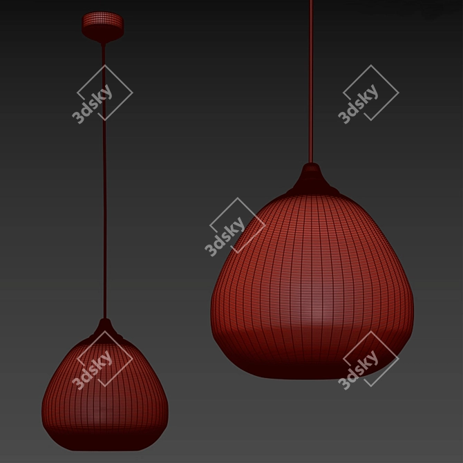 Crystal Lux VERANO SP1 Pendant Light 3D model image 5