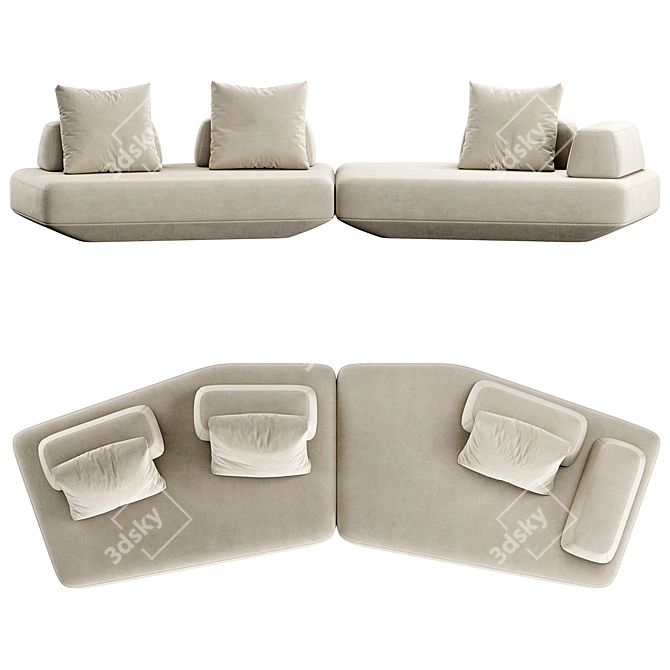  Joker Sofaclub Modular Sofa 3D model image 2