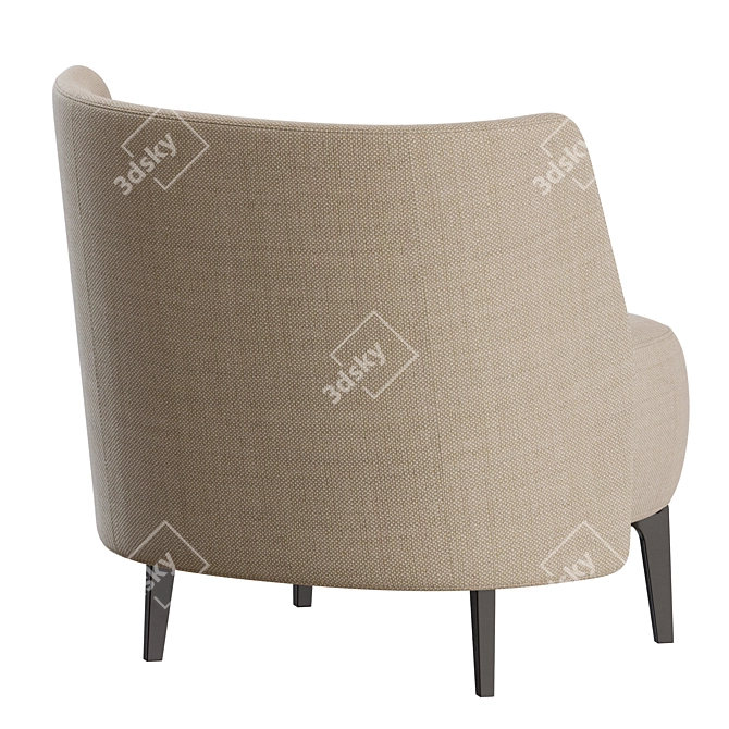 Poliform Sunday Armchair Set 3D model image 6