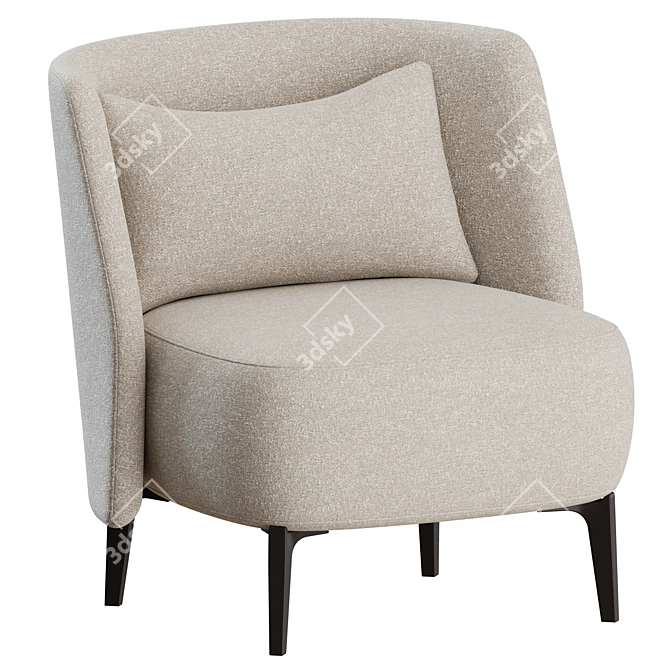 Poliform Sunday Armchair Set 3D model image 7