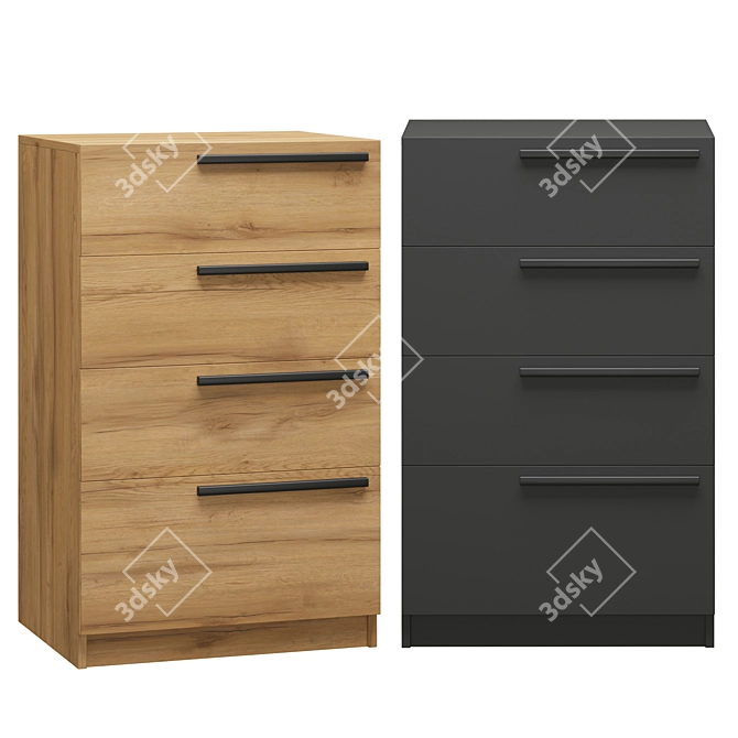 Kimbol 2 Pedestals Set 3D model image 2
