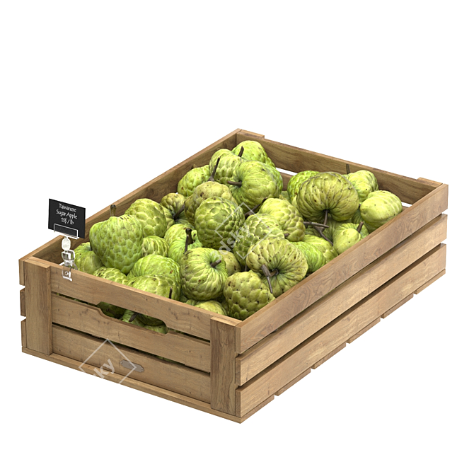 Taiwan Sugar Apple Model Kit 3D model image 1