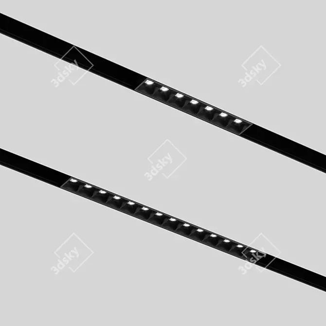  Luminous Linearity: HOKASU OneLine LS 3D model image 1