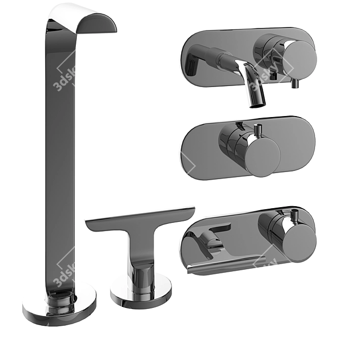 Fantini Faucet Collection: 18 Models 3D model image 7