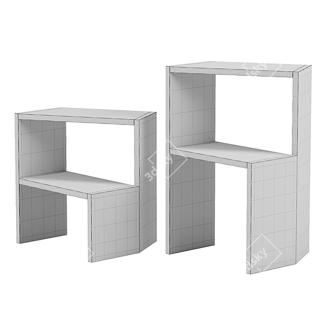 Sleek K7 Furniture Set 3D model image 3