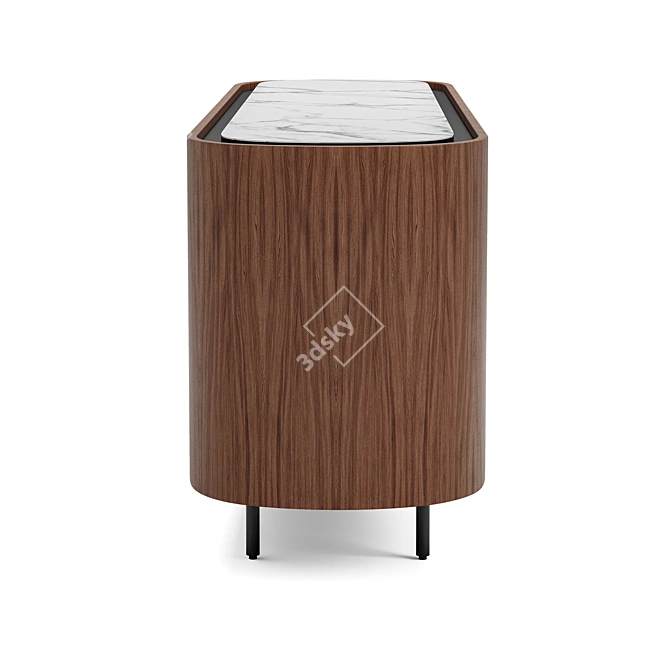 Angelica Buffet with Ceramic Countertop 3D model image 2