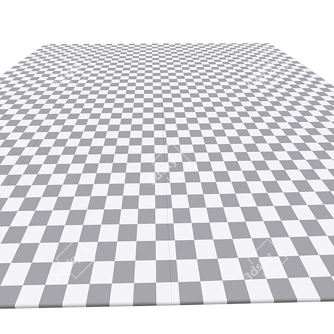 Abstract Dot Pattern Pois Rug 3D model image 3
