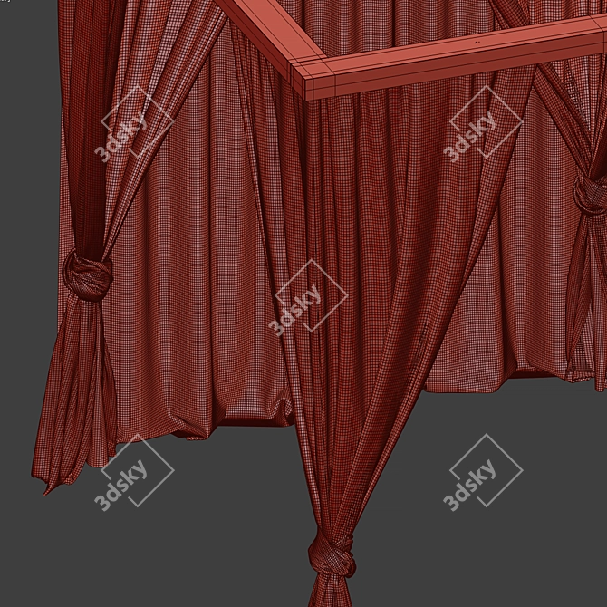 Roof Canopy Set 3D model image 4