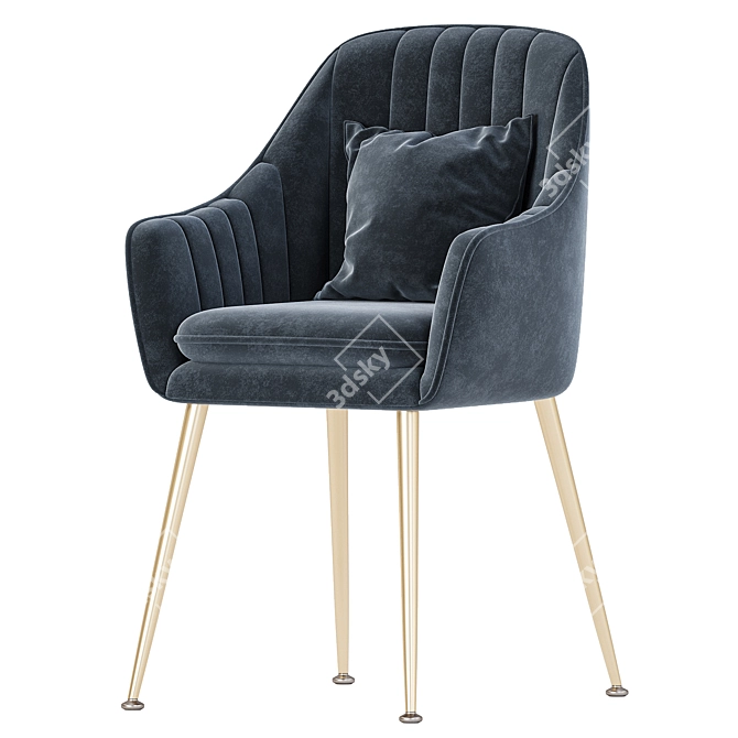 Luxury Chair Collection: Corona Render 3D model image 3