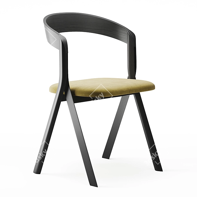 Diverge Chair with 3 Colors 3D model image 5