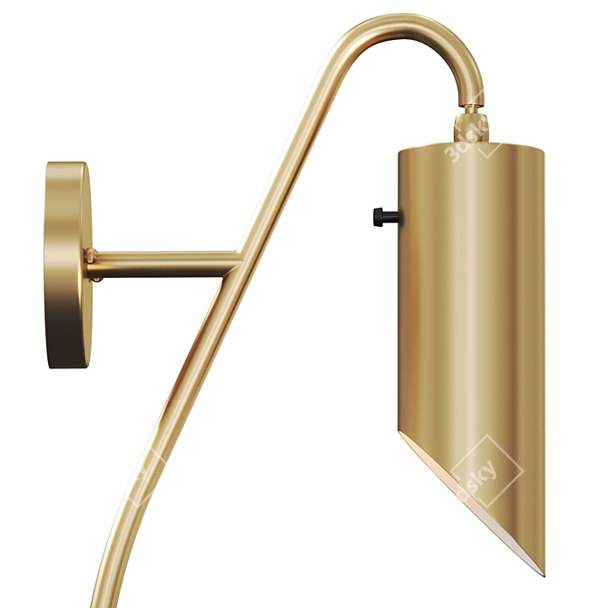 Elegant Kichler Trentino Sconce 3D model image 2