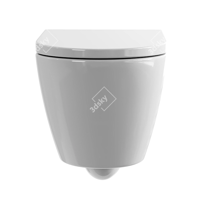 Duravit D-Neo Washdown Toilet 3D model image 3