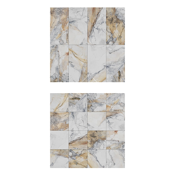 IDALGO Lusso Oro Ceramic Tiles 3D model image 2