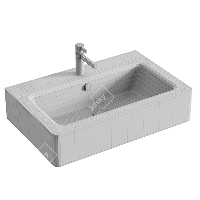 Elegant Air 60 Basin 3D model image 4