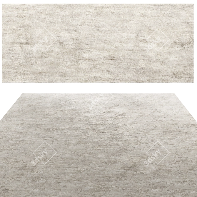 Seamless High-Resolution Displacement Carpet 3D model image 1