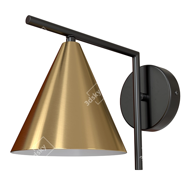 Artelamp Loft Style Copper Wall Lamp 3D model image 1