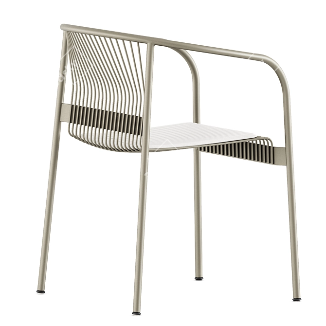 Stylish Velit Armchair by Plank 3D model image 5