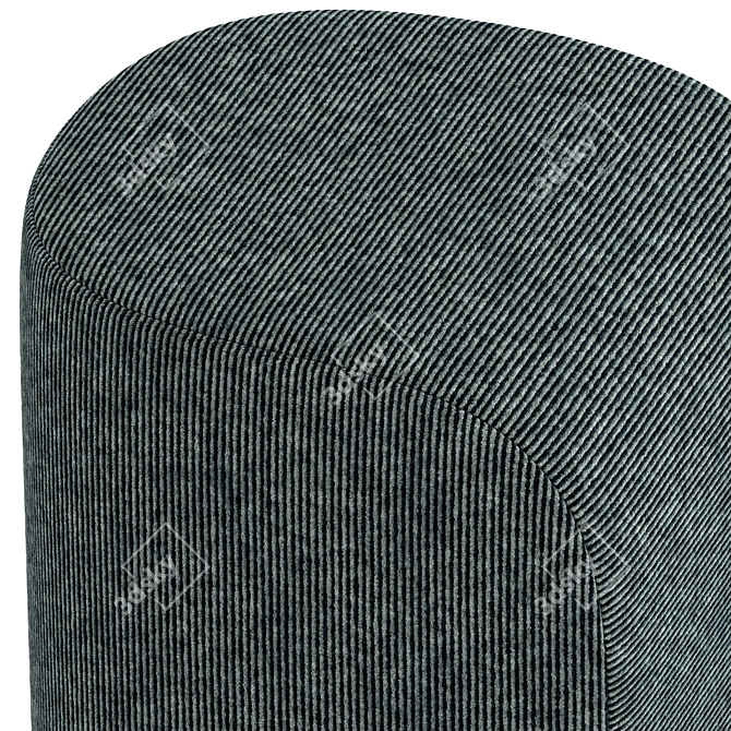 Tilly Small Ottoman | High-Res Texture 3D model image 3