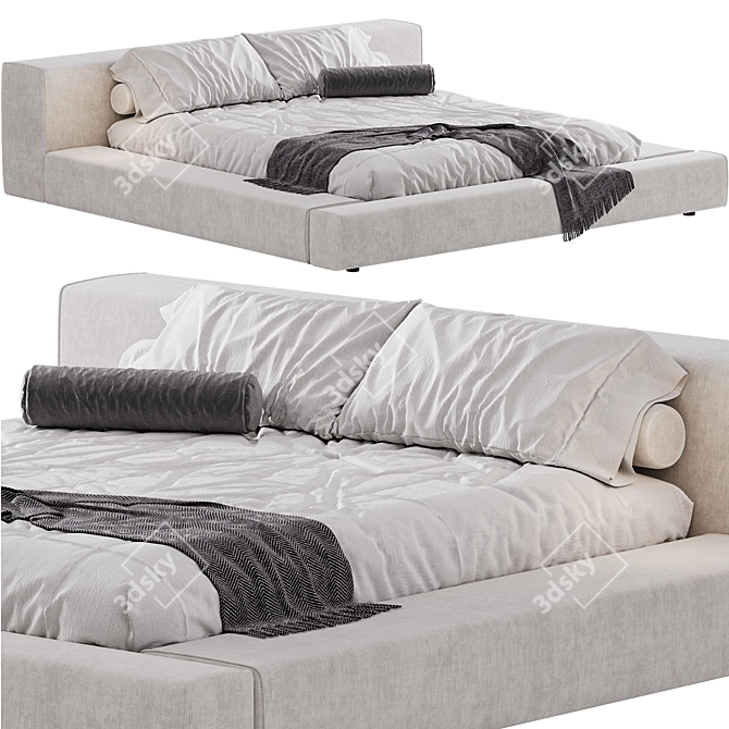 Living Divani Extra Wall Bed 3D model image 1