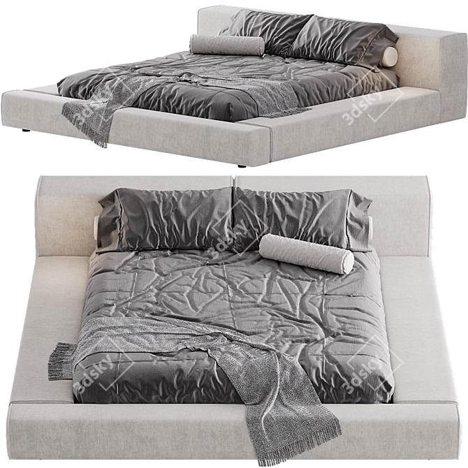 Living Divani Extra Wall Bed 3D model image 3